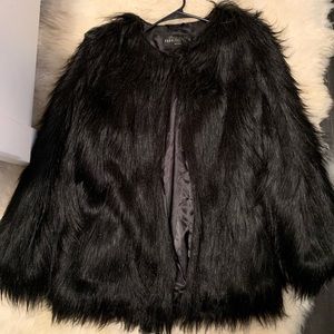 Fabulous Furs Black Fur Coat